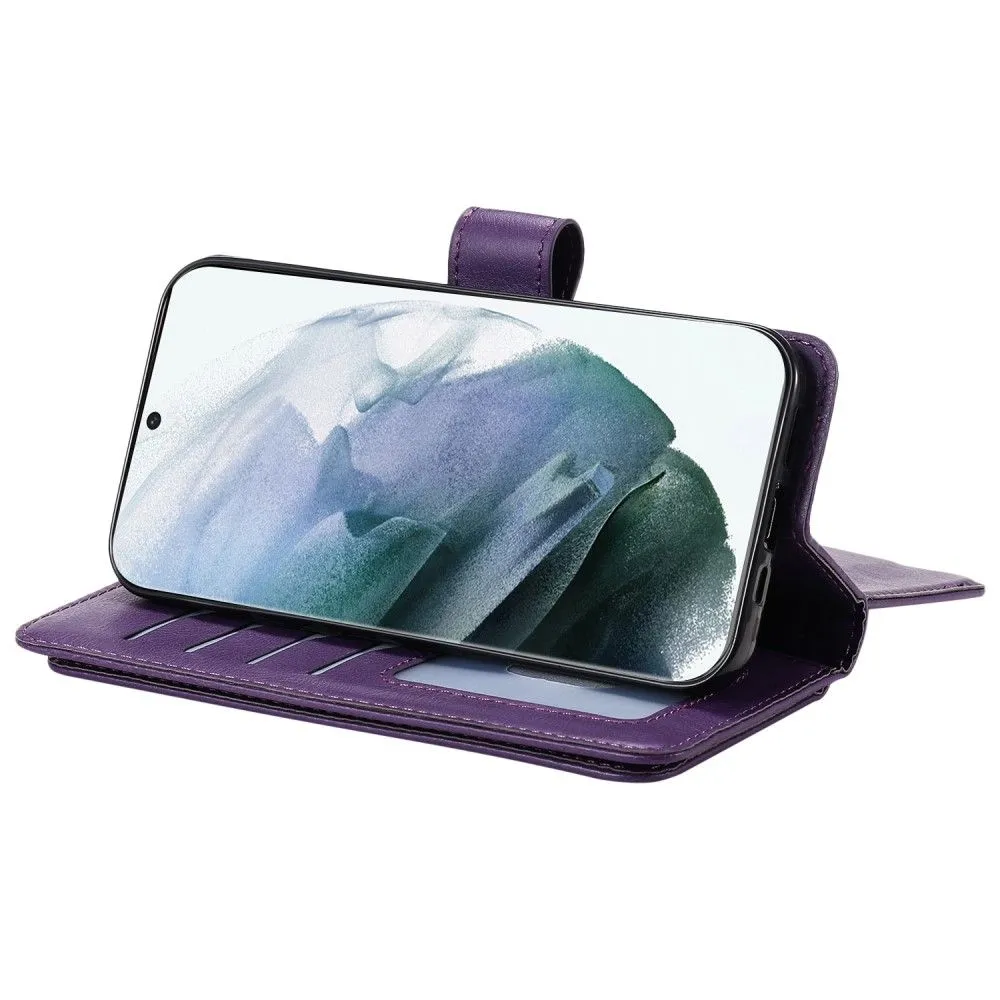 10-slot wallet case for Samsung Galaxy S22 Ultra - Purple