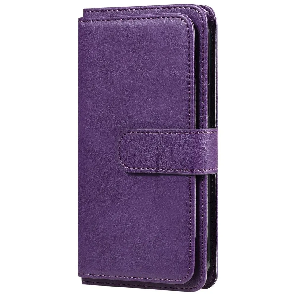 10-slot wallet case for Samsung Galaxy S22 Ultra - Purple