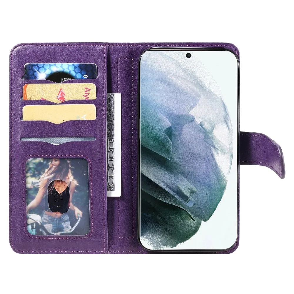 10-slot wallet case for Samsung Galaxy S22 Ultra - Purple