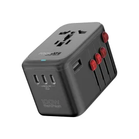 100W Power Delivery GaNFast™ Multi-Port Travel Adapter