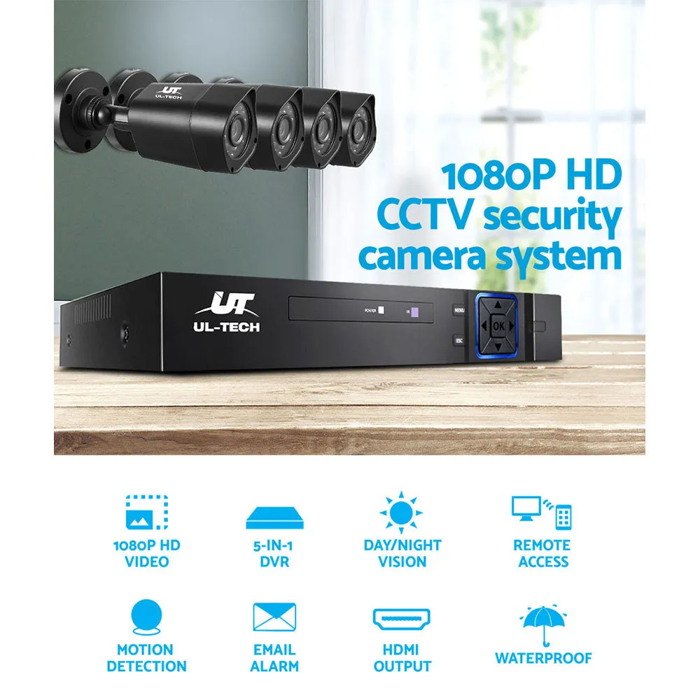 1080p HD 8CH DVR CCTV, Night Vision Cameras - UL-Tech