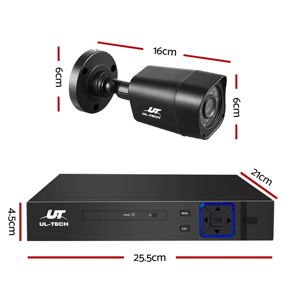 1080p HD 8CH DVR CCTV, Night Vision Cameras - UL-Tech