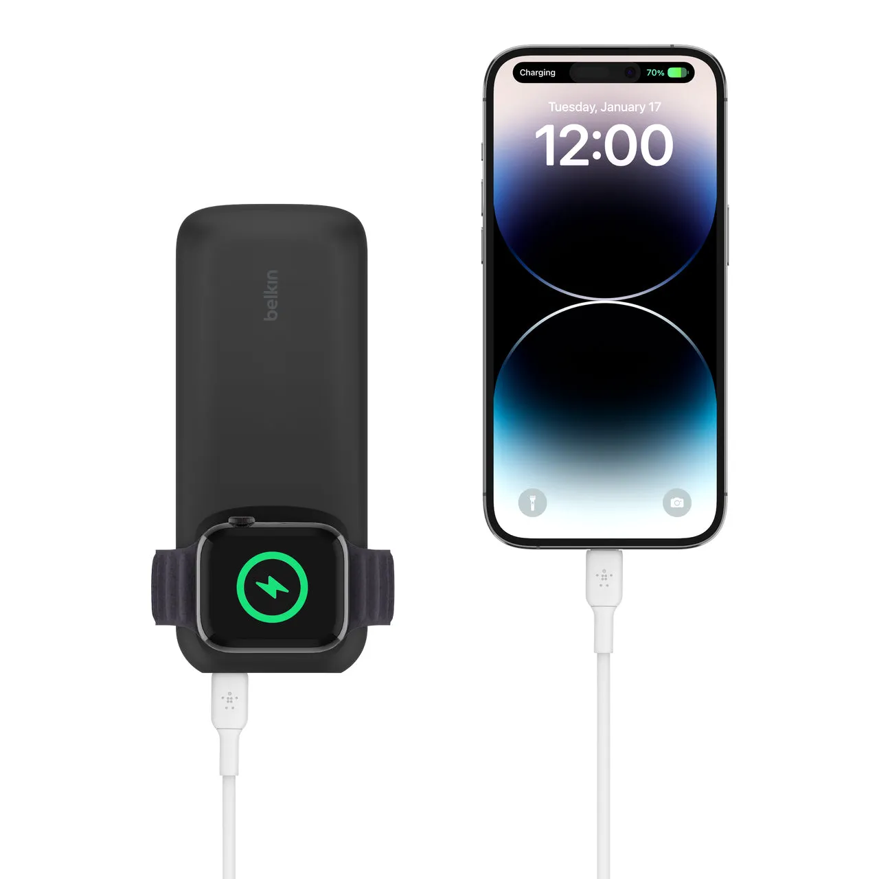 10K Power Bank W Watch Fast Charge