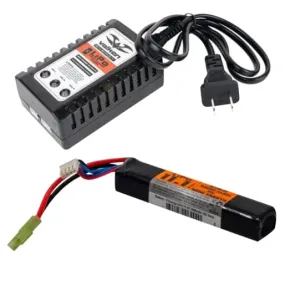 11.1v LiPo Battery & Charger Combo (*Must be purchased with AEG Rifle*)