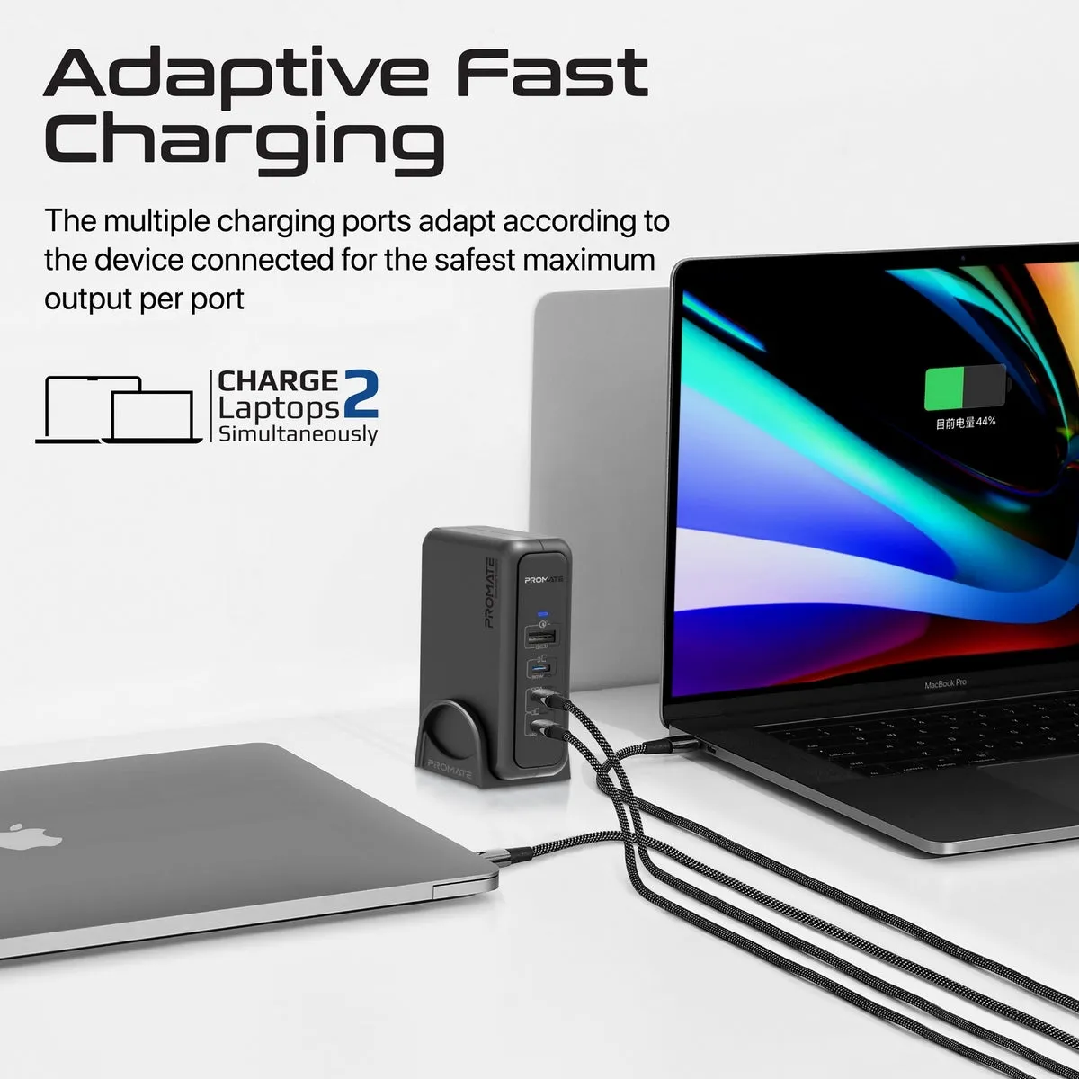 140W Super-Speed GaNFast™ Charging Station with Power Delivery 3.1 & Quick Charge 3.0