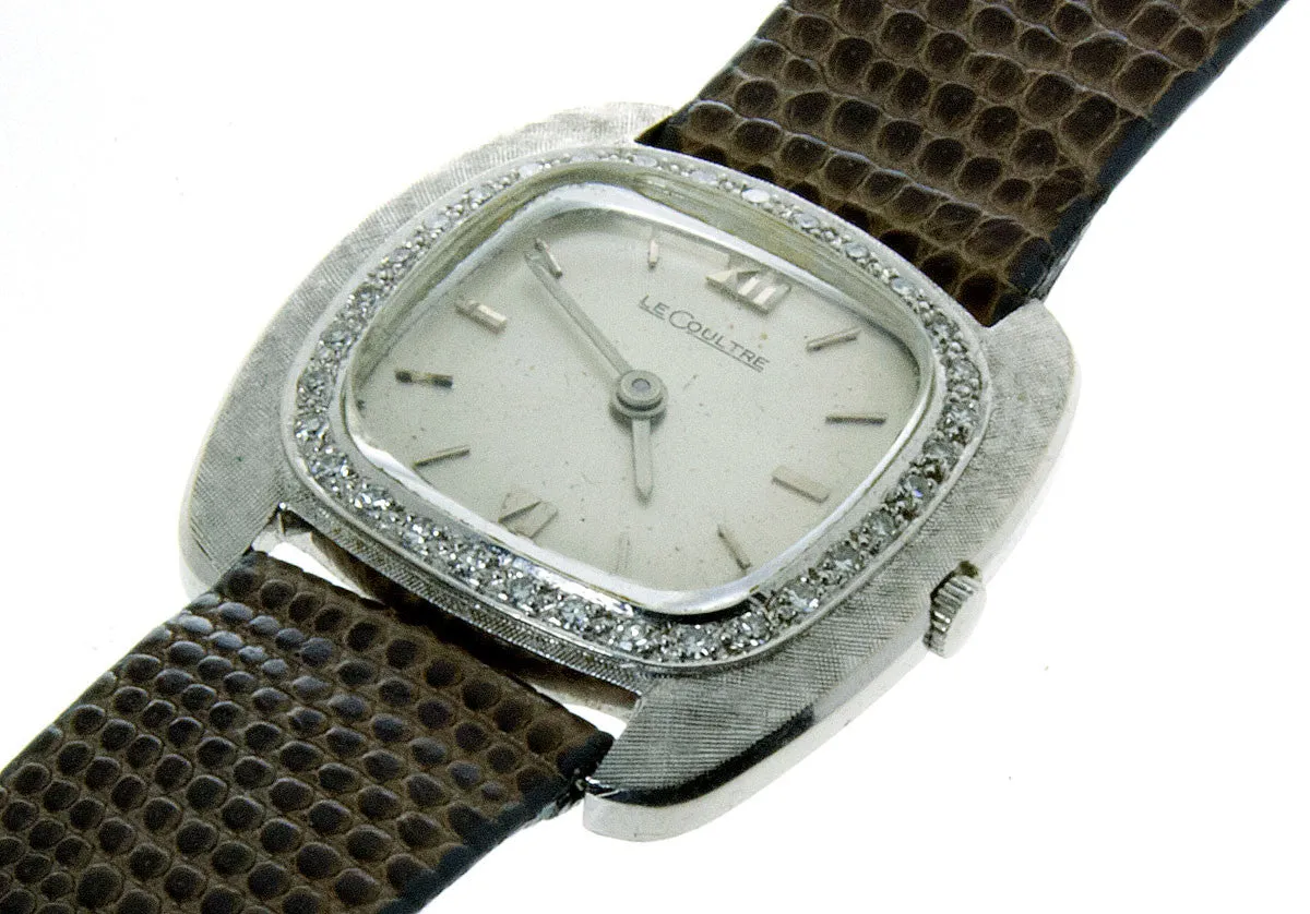 1950s LeCoultre Gold & Diamond Watch