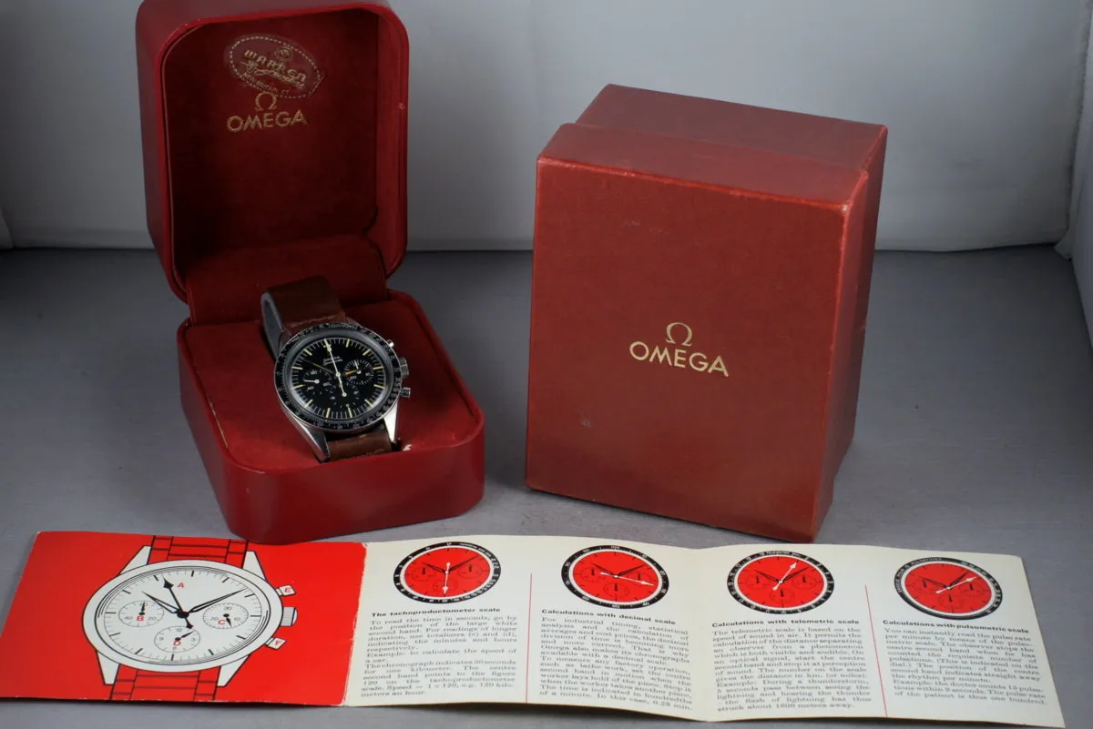 1961 Omega Speedmaster 2998-61 with Box and Booklet