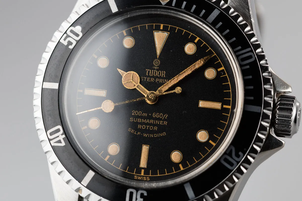 1963 Tudor Gilt Submariner 7928 with Pointed Crown Guard Case