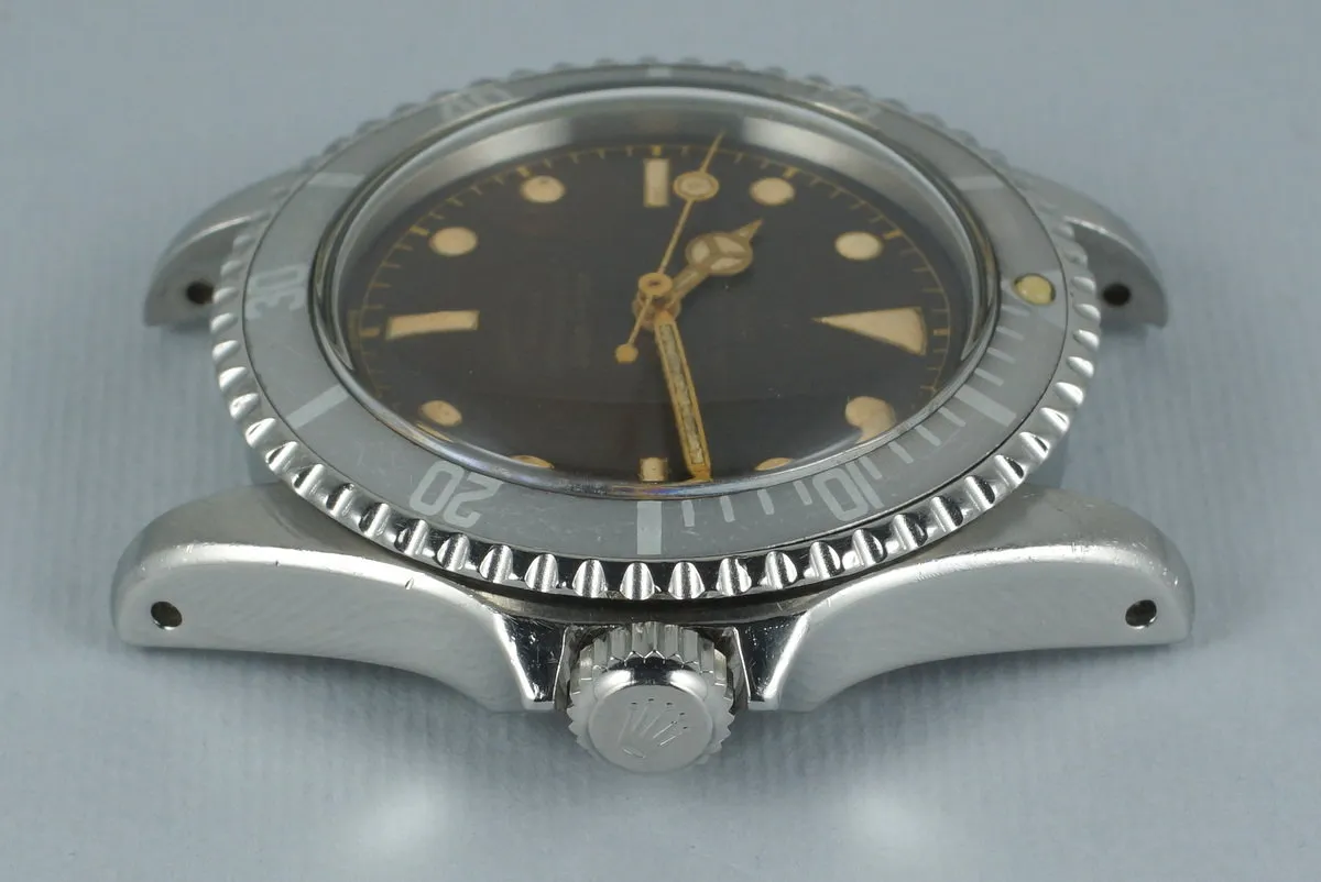 1964 Tudor Submariner 7928 PCG Gilt Chapter Ring Dial BROWN