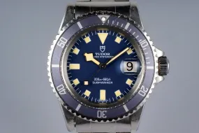 1975 Tudor Submariner 9411/0 Blue Snowflake