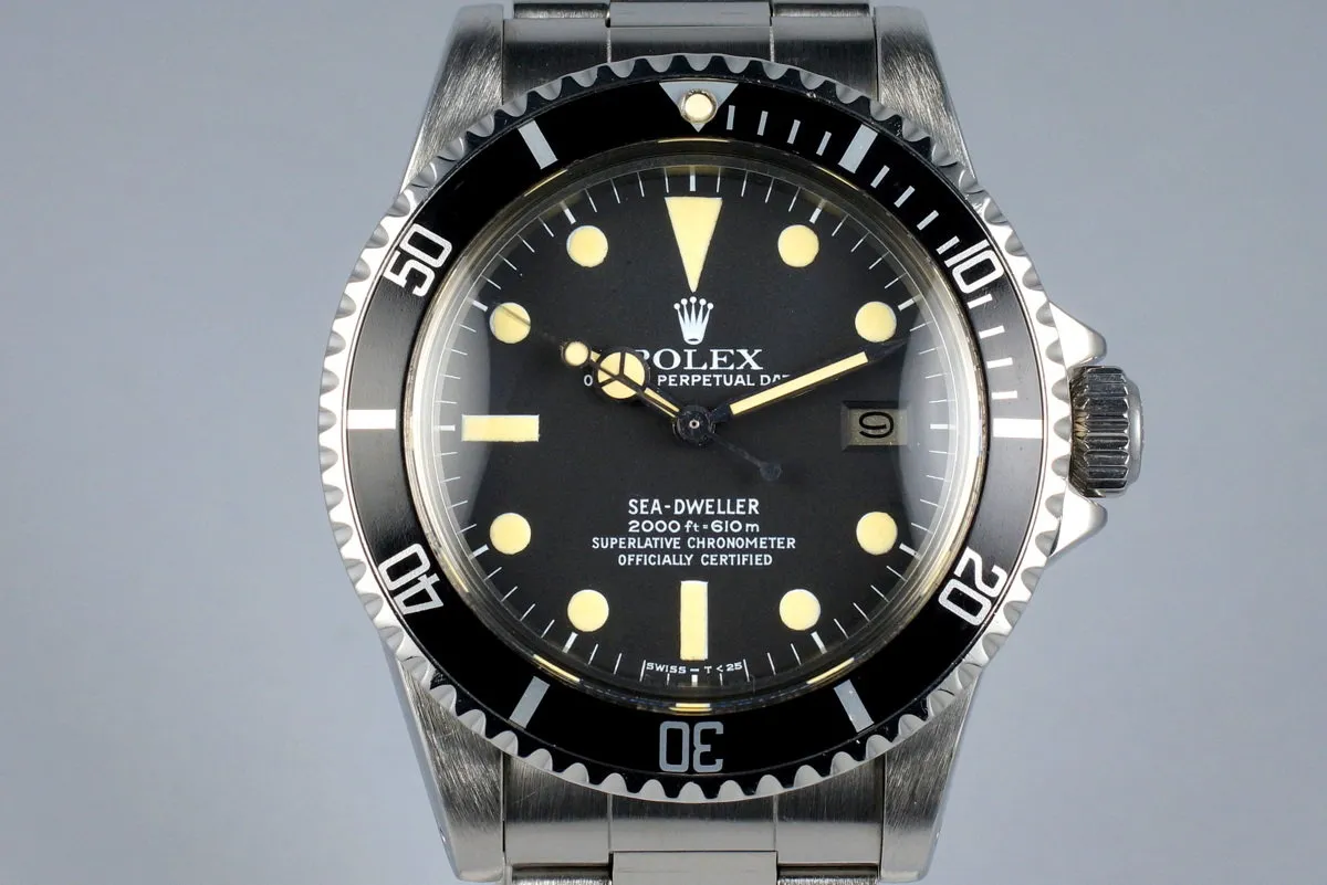 1978 Rolex Sea Dweller 1665 Mark I Dial