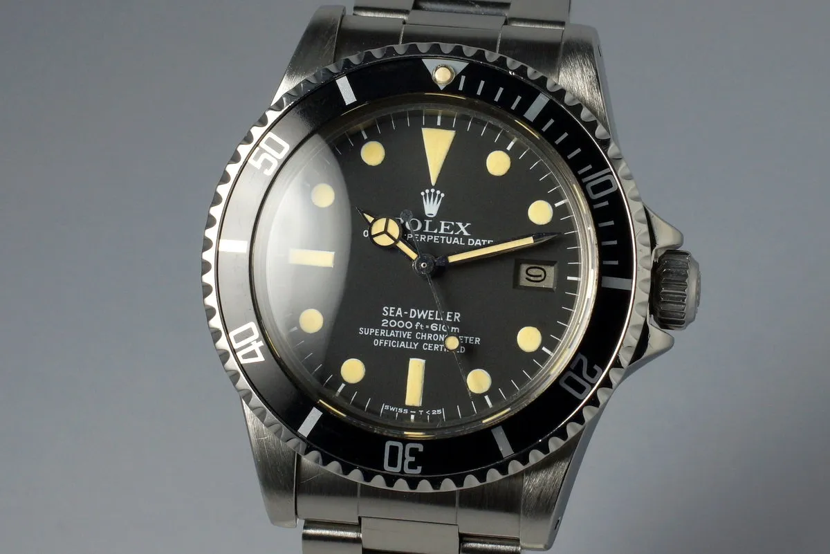 1978 Rolex Sea Dweller 1665 Mark I Dial