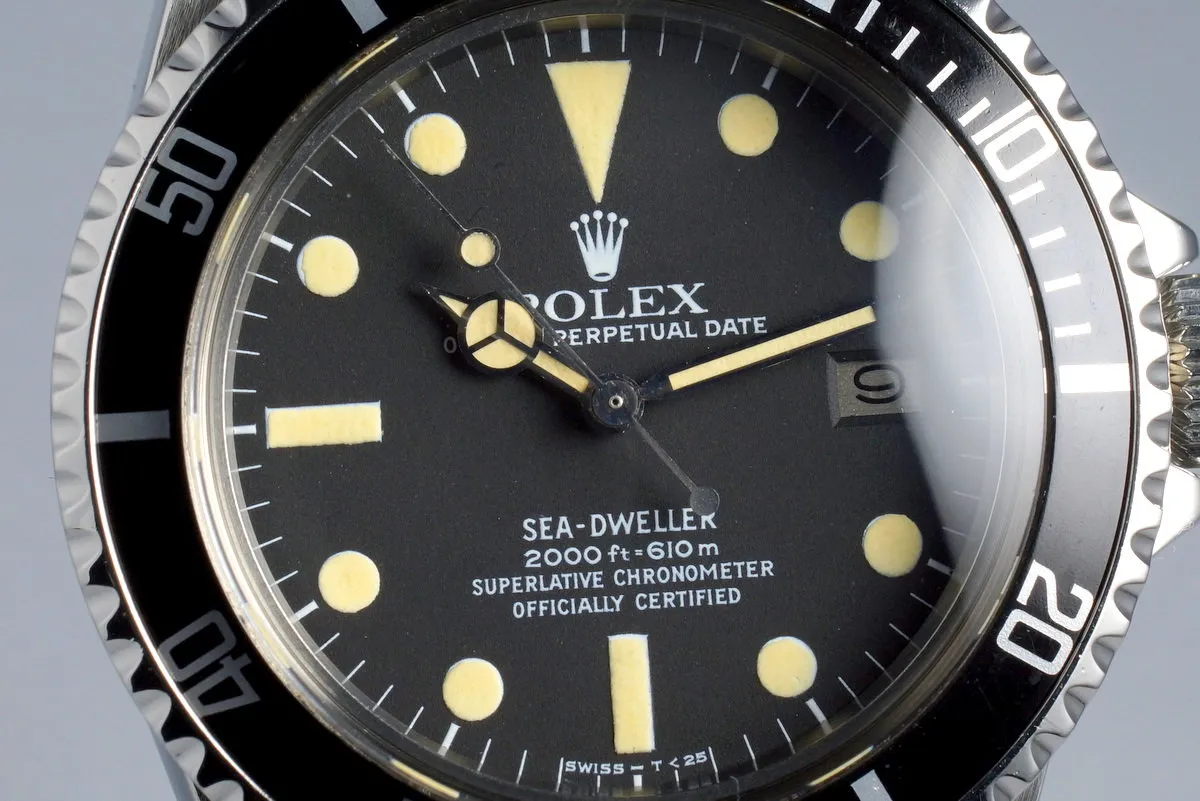 1978 Rolex Sea Dweller 1665 Mark I Dial