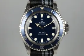 1992 Tudor Submariner 79090 Blue Dial