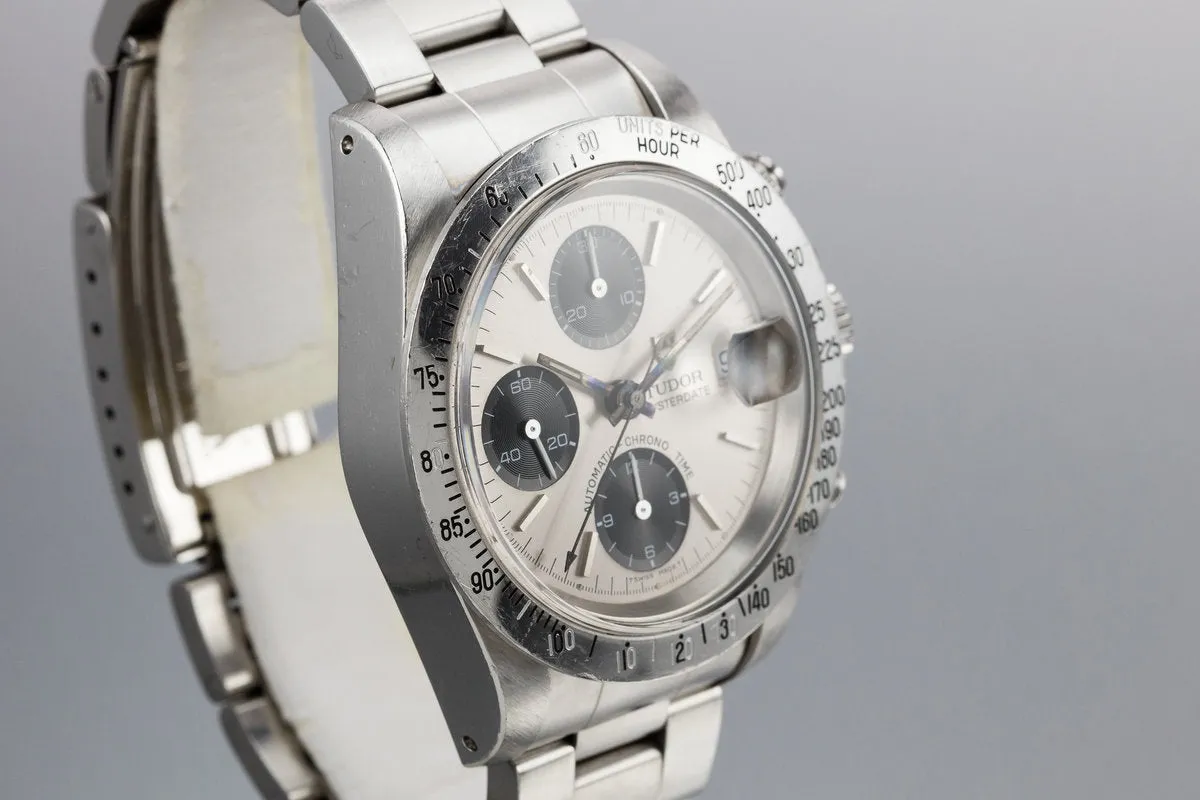 1993 Tudor Chronograph "Big Block" 79180 Sliver Dial