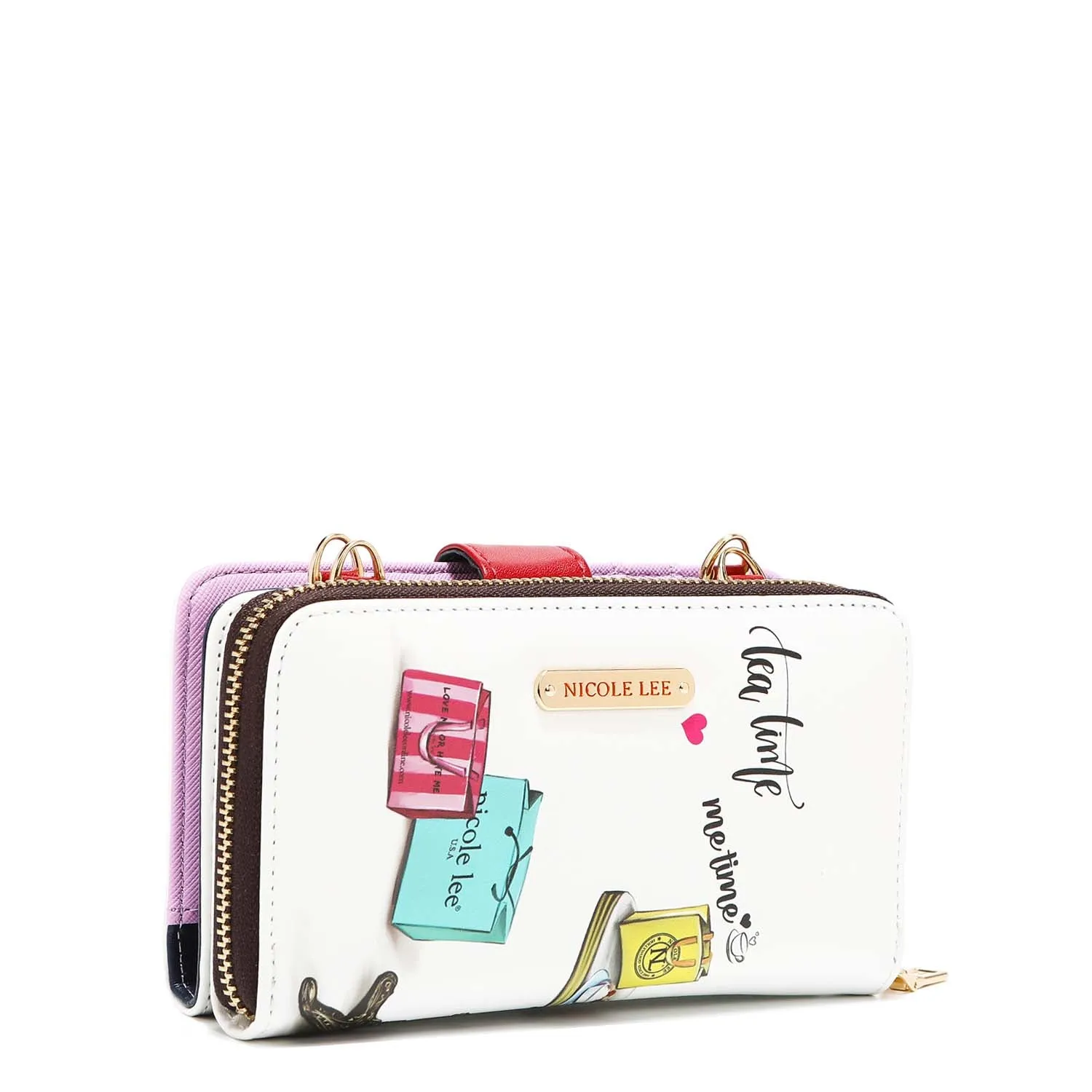 2 PIECE PHONE CASE CROSSBODY WALLET