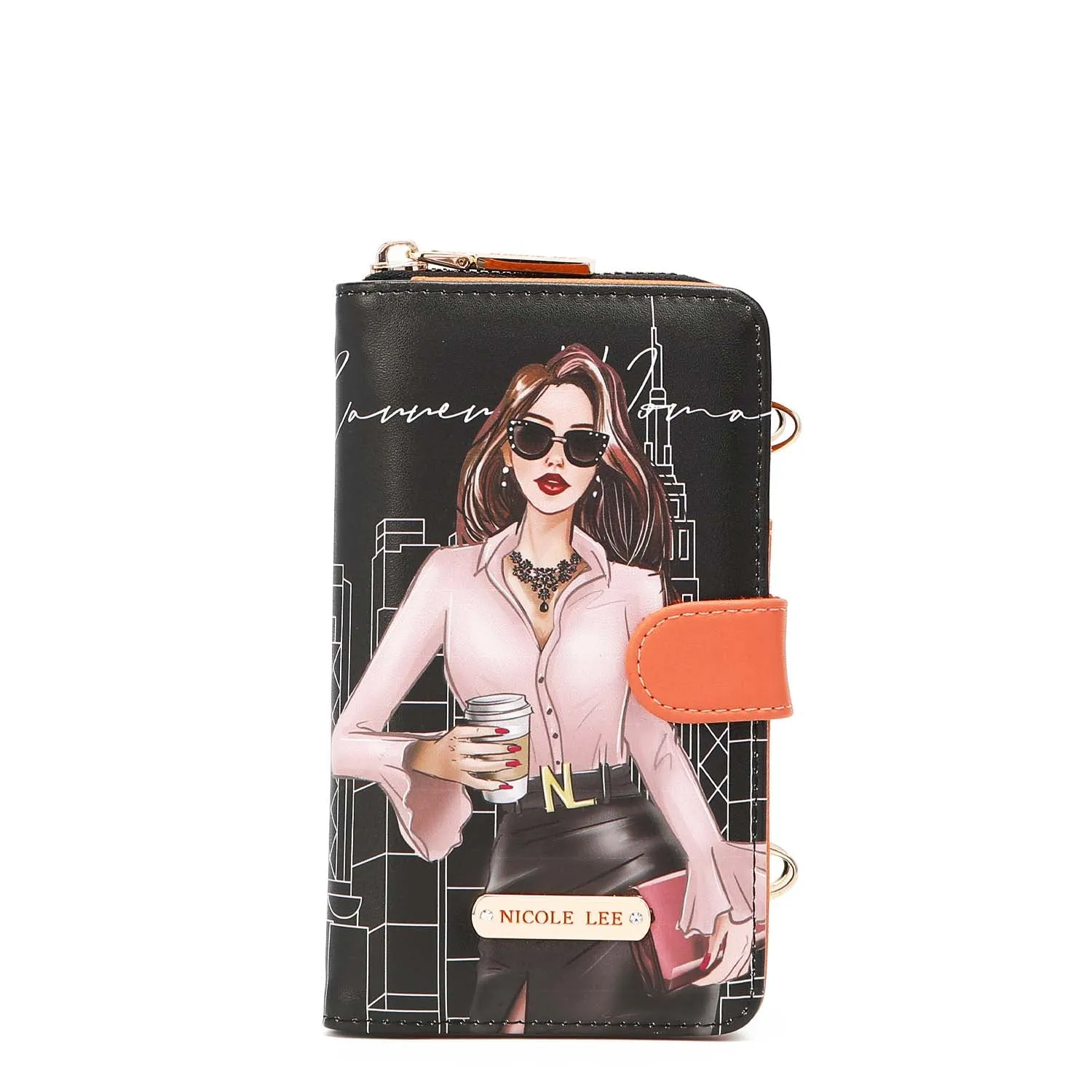 2 PIECE PHONE CASE CROSSBODY WALLET