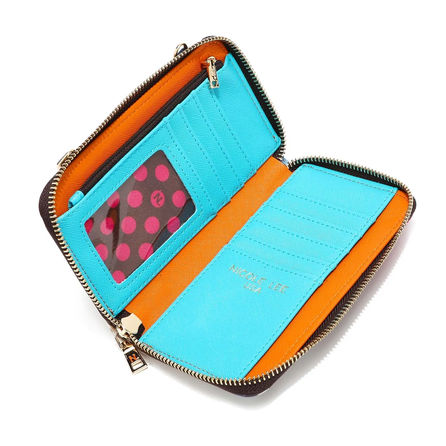 2 PIECE PHONE CASE CROSSBODY WALLET