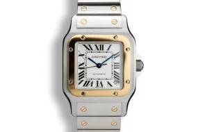 2009 Cartier Two-Tone Santos Galbee W20099C4 with Box and Papers