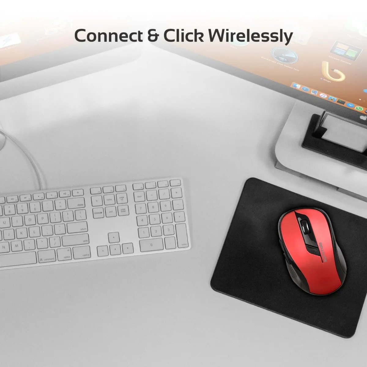 2.4GHz Wireless Ergonomic Optical Mouse