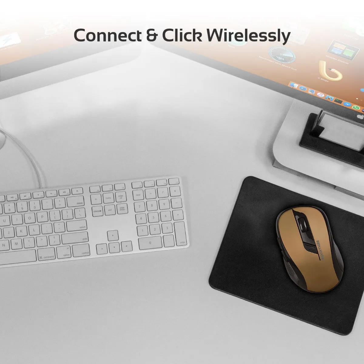 2.4GHz Wireless Ergonomic Optical Mouse