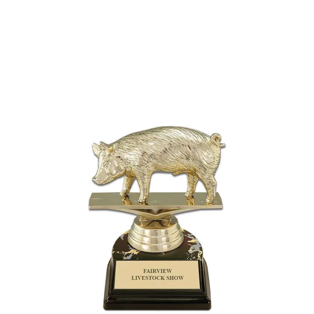 5-1/2" Black Base Award Trophy