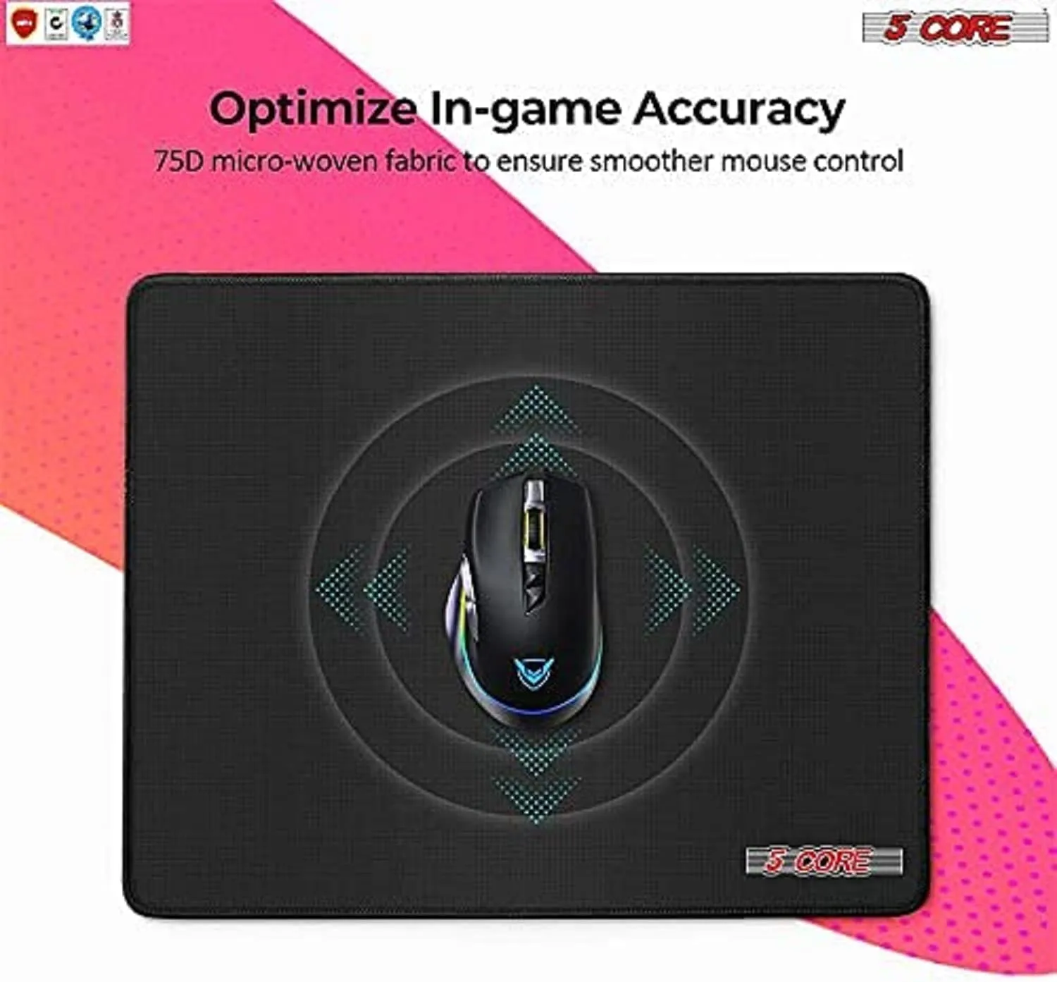 5 Core Mouse Pad Large Gaming Mousepad Soft Mouse Pads Extra Large