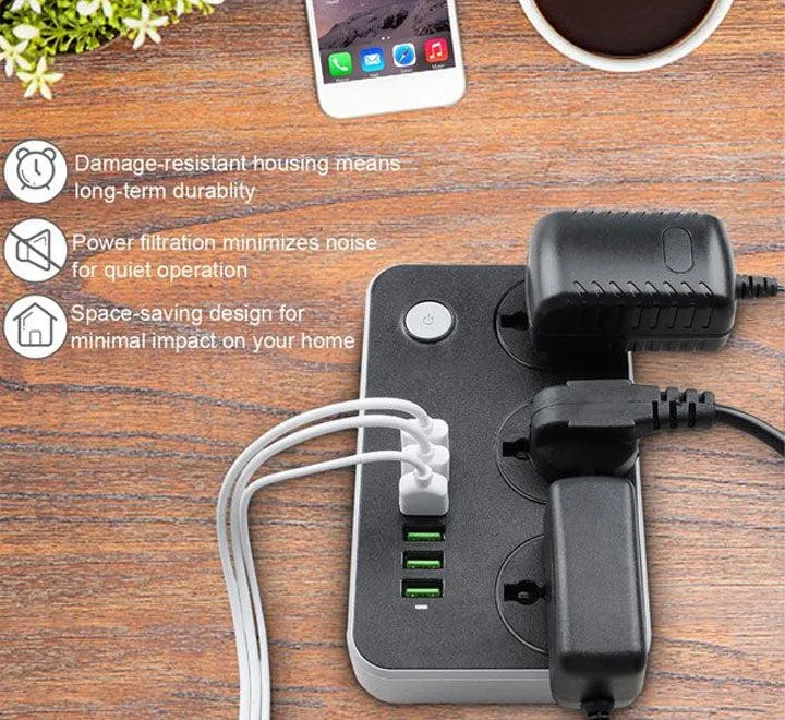 6 USB Universal Power Strip