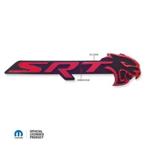 American Brother Designs SRT HELLCAT Front Grille Badge (2-Color): Dodge Charger 2015 - 2023