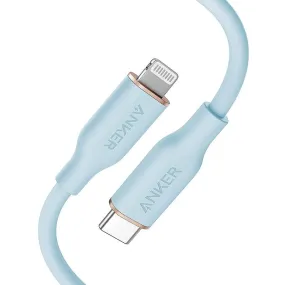 Anker Super Strong PowerLine lll Flow - USB-C to Lightning / 6ft / Blue