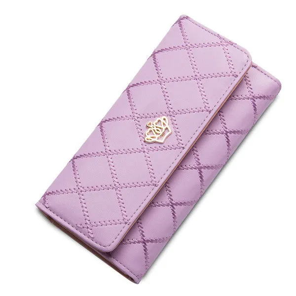 Baellerry New Ladies Wallets PU Leather Women Wallet Lady Party Clutch Patent Pink Purse Female Cute Card Holder Long For Girl