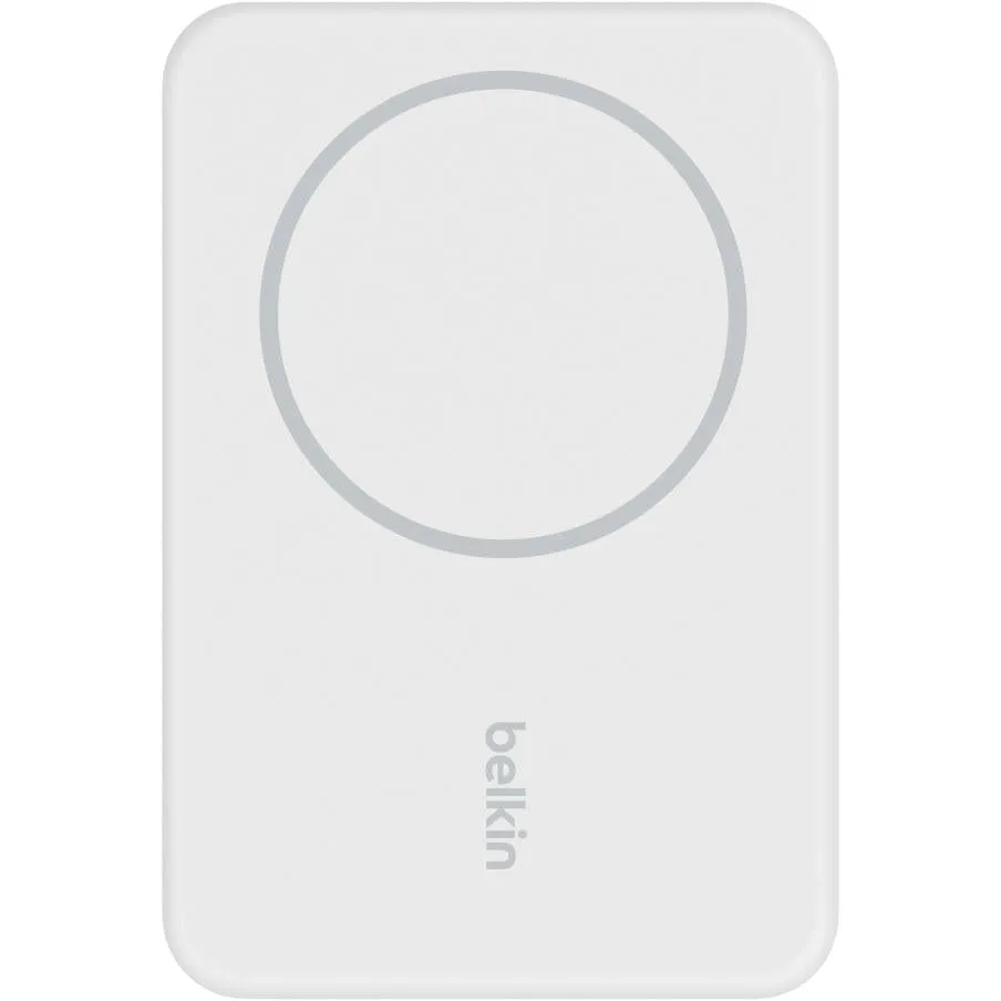 Belkin BoostUp Charge Magnetic Wireless Power Bank 5K   Stand (White)