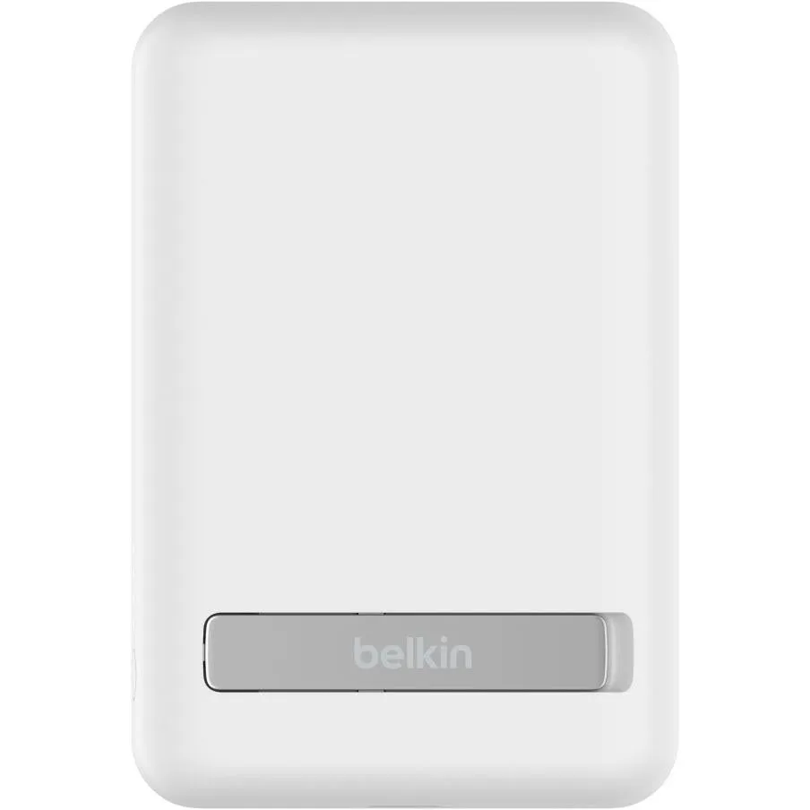 Belkin BoostUp Charge Magnetic Wireless Power Bank 5K   Stand (White)