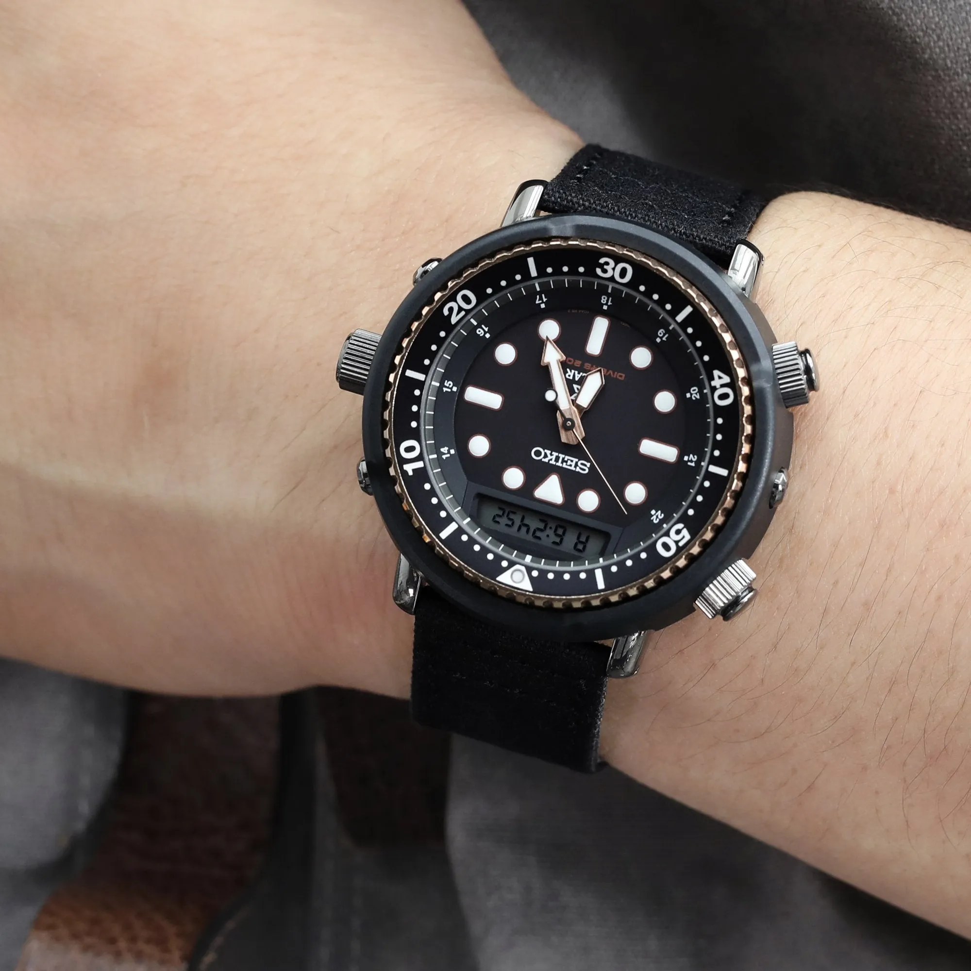 Black Quick Release Canvas watch strap