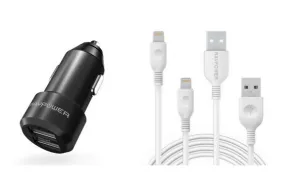 Buy a car charger and get 2 certified lightning cables free