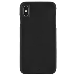 Case-Mate Black Barely There Leather iPhone XS Max Case - CM037858