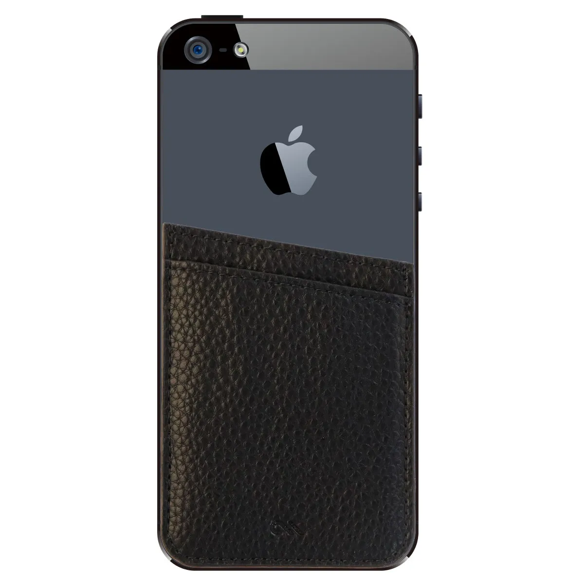 Case-Mate Pockets Series Stick On Card Holder for Smartphones - Black