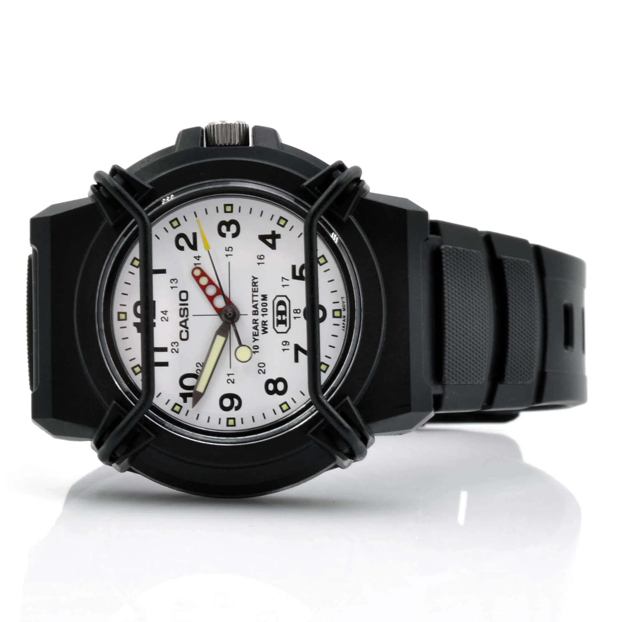 Casio Black Resin Case Black Band Watch | HDA-600-7B