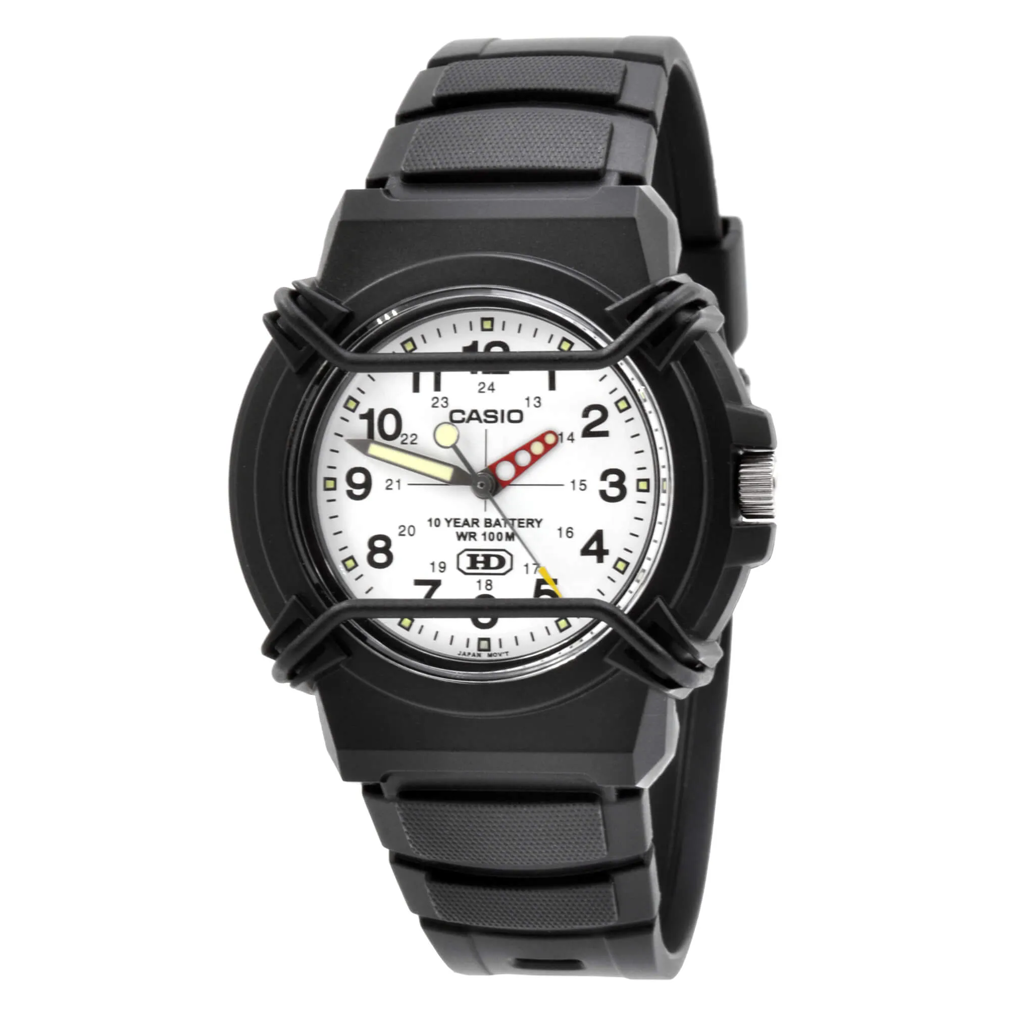 Casio Black Resin Case Black Band Watch | HDA-600-7B