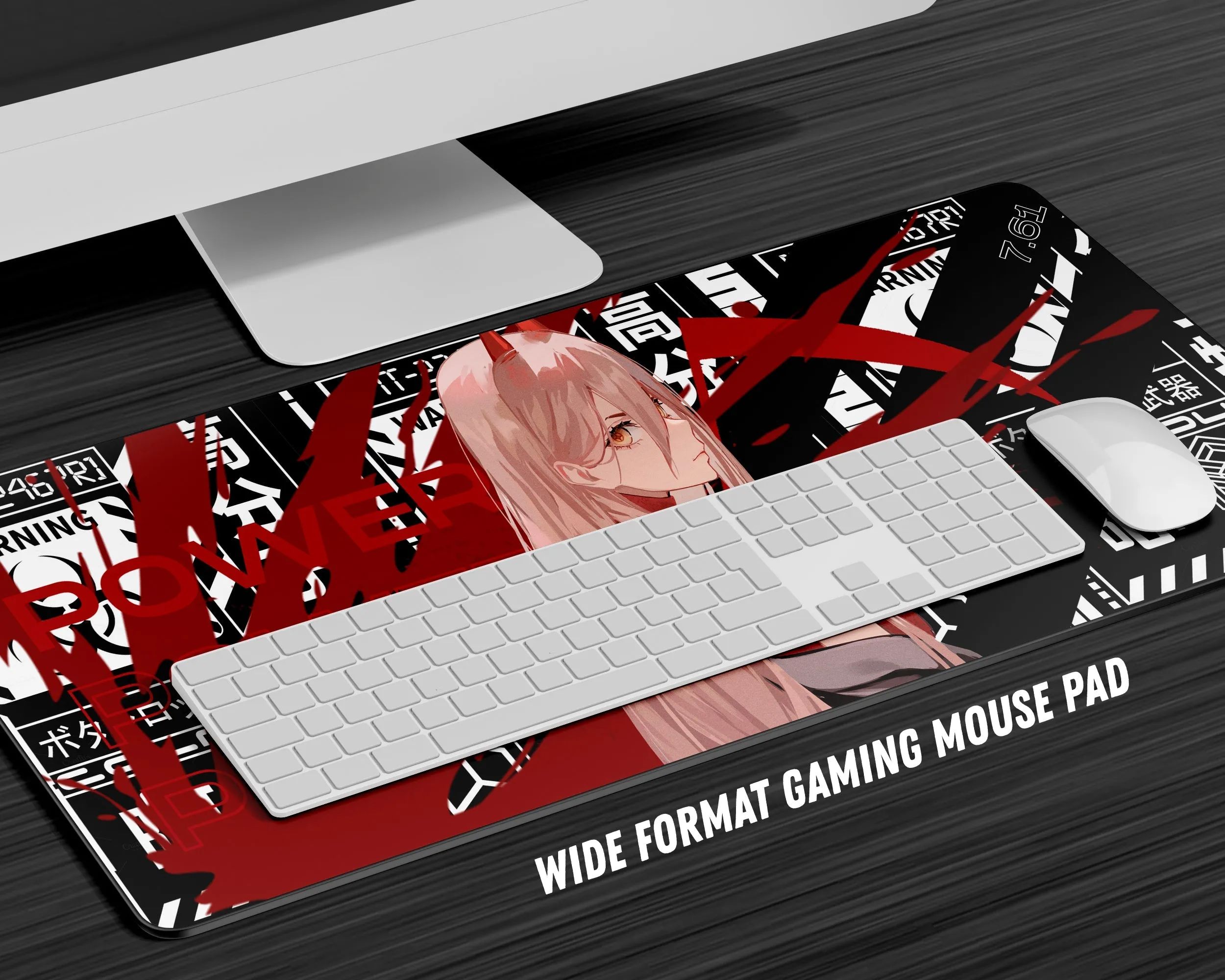 Chainsaw Man Power Gaming Mouse Pad