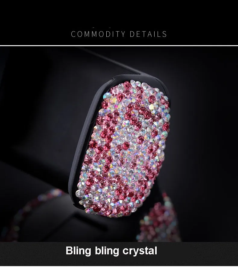 Crystal Rhinestones 360 Degree Car Phone Holder for Car Dashboard Auto Windows and Air Vent