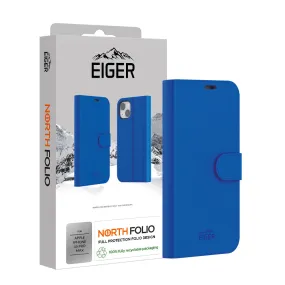 Eiger North Folio Case for Apple iPhone 15 Pro Max in Blue