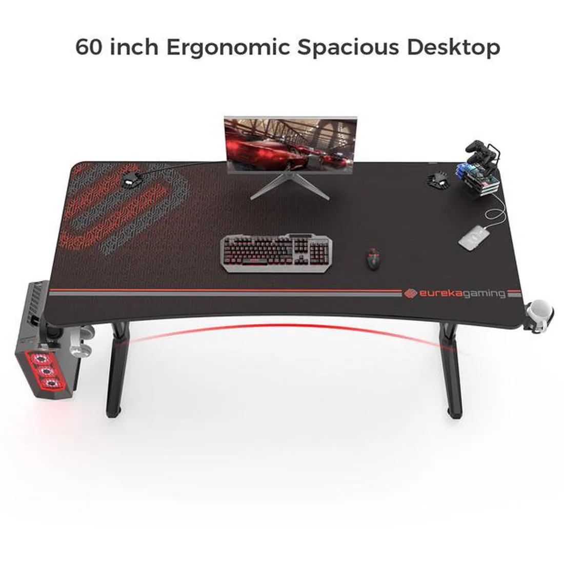 Eureka Ergonomic Gaming Captain Series ERK-GIP-P60 E-Sport Desk