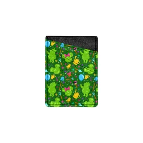 Flower And Garden Cell Phone Card Holder