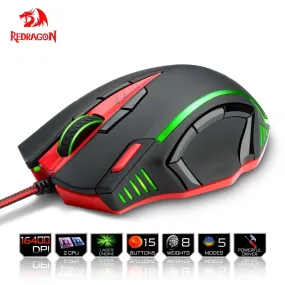 Gaming Mouse PC 16400DPI 15 function buttons  ergonomic design