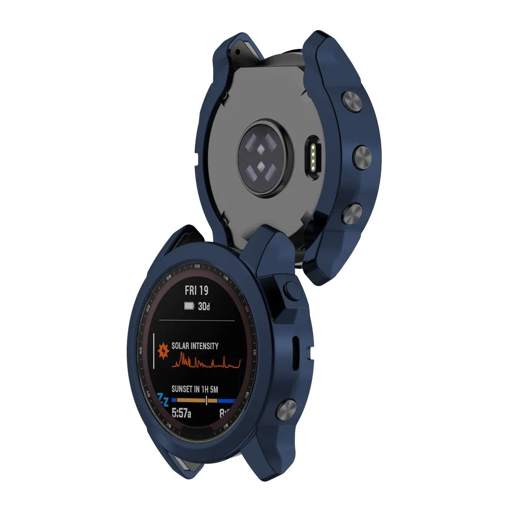 Garmin Fenix 7 / 7 Solar / 7 Sapphire Solar electroplating cover - Midnight Blue