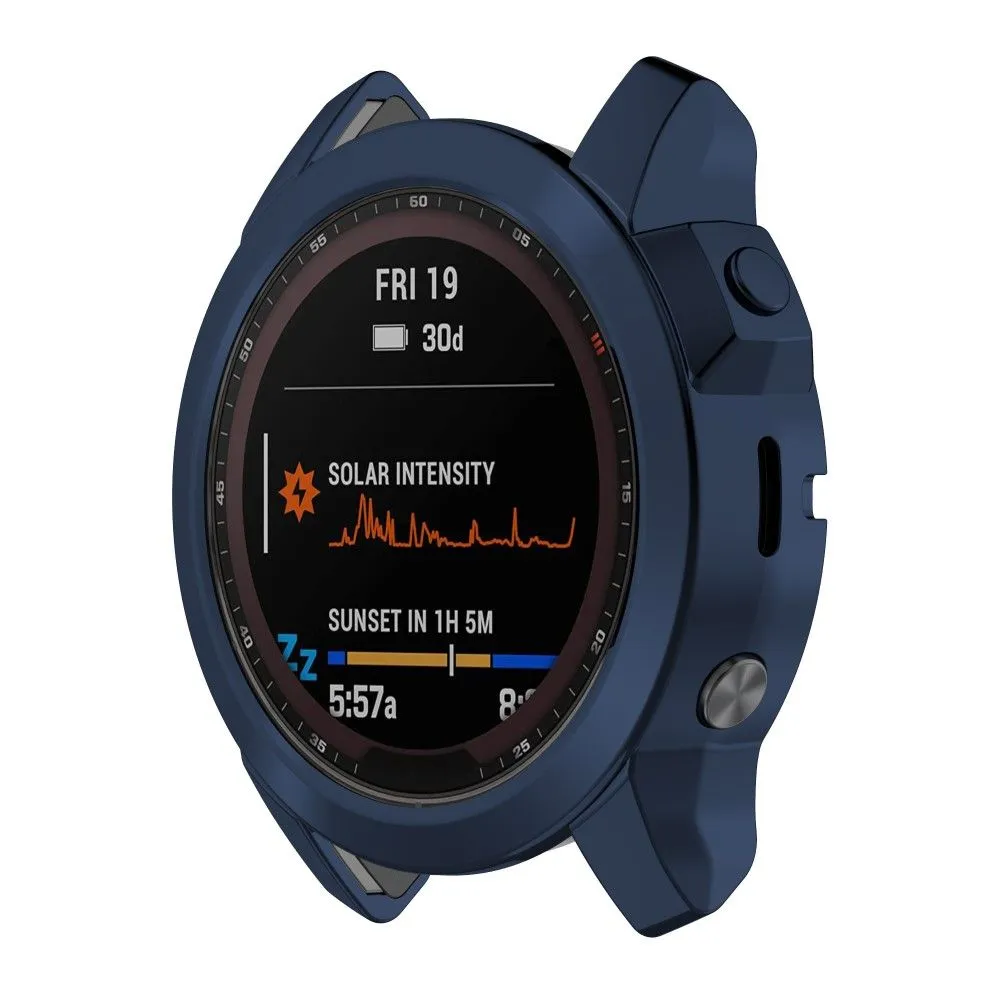 Garmin Fenix 7 / 7 Solar / 7 Sapphire Solar electroplating cover - Midnight Blue