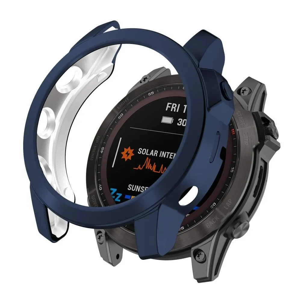 Garmin Fenix 7 / 7 Solar / 7 Sapphire Solar electroplating cover - Midnight Blue