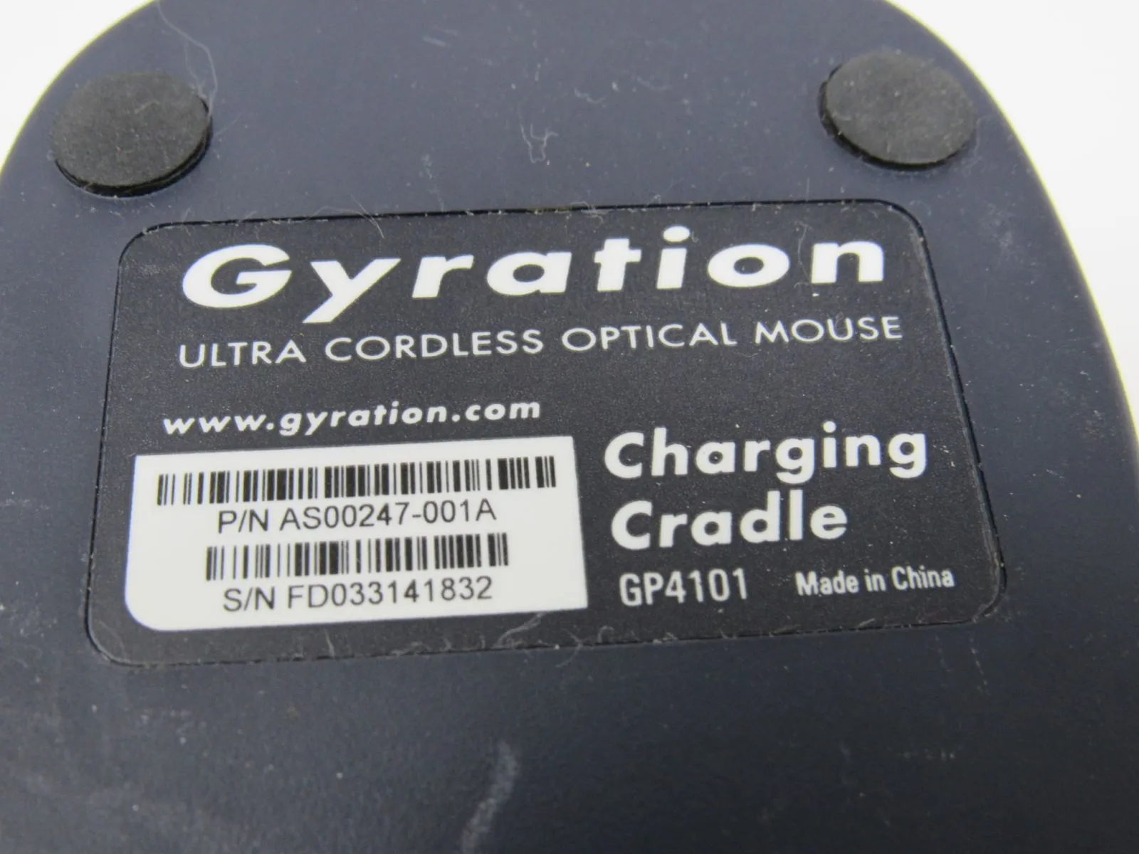 Gyration Cordless Optical Computer Mouse GP110 GP4101 -- Used