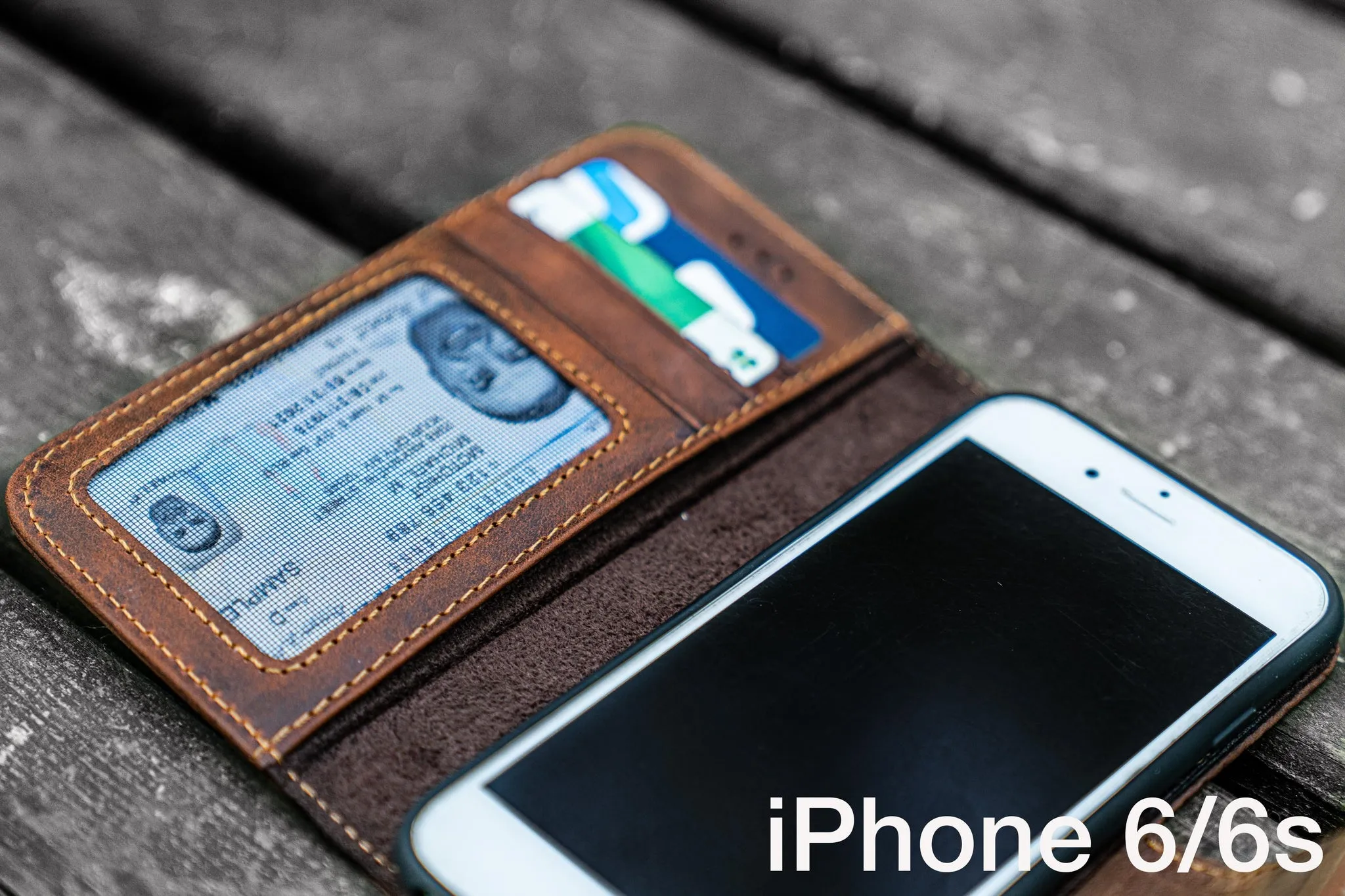 iPhone 6/6s Leather Wallet Case - No.02